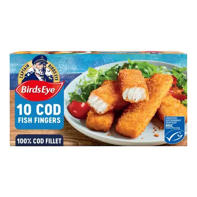 Birds Eye 10 Cod Fish Fingers