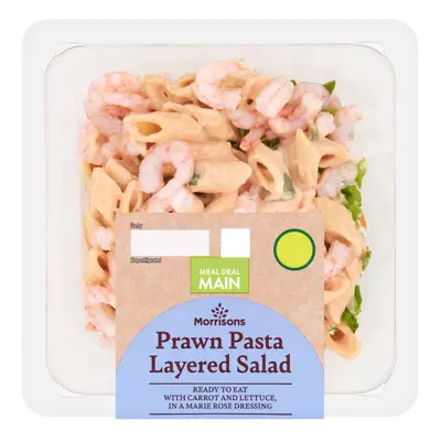 Morrisons Prawn Pasta Layered Salad