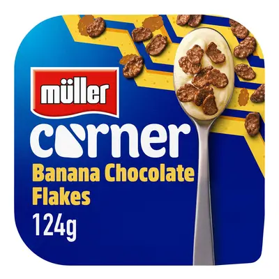 Muller Corner Banana Yogurt with Chocolate Flakes