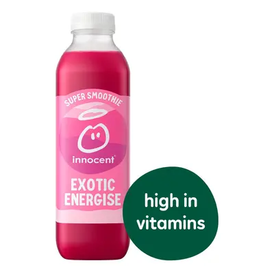 Innocent Lychee & Dragon Fruit Exotic Energise Super Smoothie with Vitamins