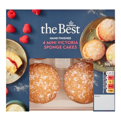 Morrisons The Best Mini Victoria Sponge Cakes
