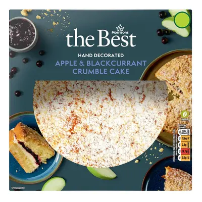 Morrisons The Best Apple & Blackcurrant Crumble Cake