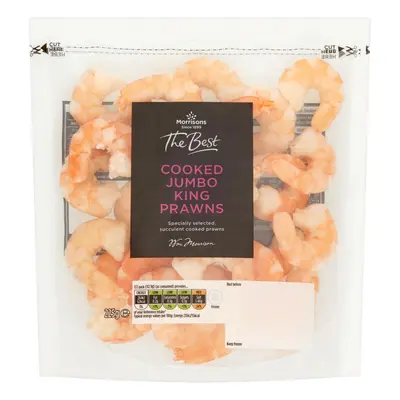 Morrisons The Best Peeled & Cooked Jumbo King Prawns