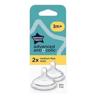 Tommee Tippee Advanced Anti-Colic Med Flow Teats