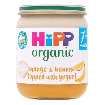 HiPP Organic Mango & Banana topped with Yogurt Baby Food Jar 7+ Months