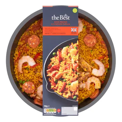 Morrisons The Best King Prawn Chicken & Chorizo Paella