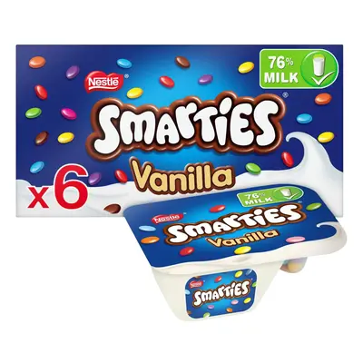 Smarties Mix-In Vanilla Yogurts