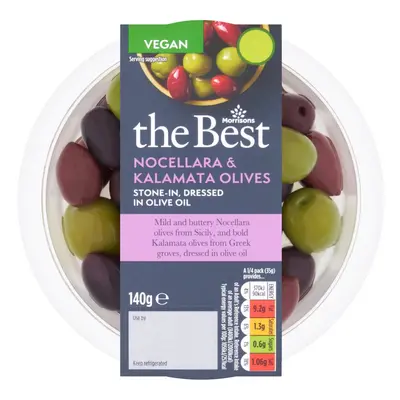 Morrisons The Best Nocellara And Kalamata Olives