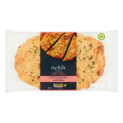 Morrisons The Best Roast Garlic & Herb Flatbread