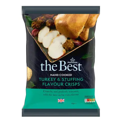 Morrisons The Best Turkey & Stuffing Crisps