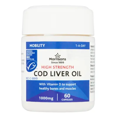 Morrisons High Strength Cod Liver Oil 1000 Mg