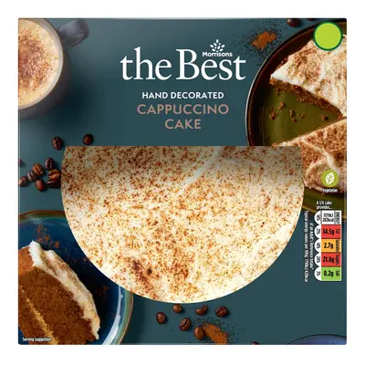 Morrisons The Best Hand Decorated Cappuccino Cake Serves 6