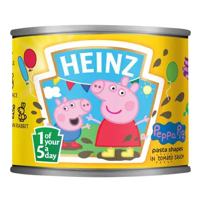 Heinz Peppa Pig Pasta Shapes in Tomato Sauce