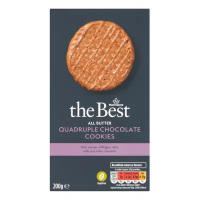 Morrisons The Best Quadruple Chocolate Cookies