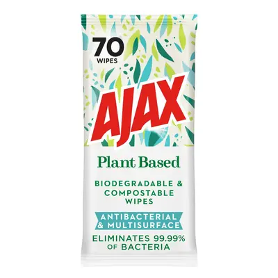 Ajax Plant Based Biodegradable Wipes