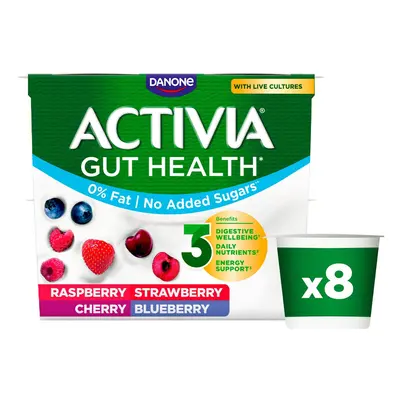 Activia Strawberry Red Fruit 0% Yogurt