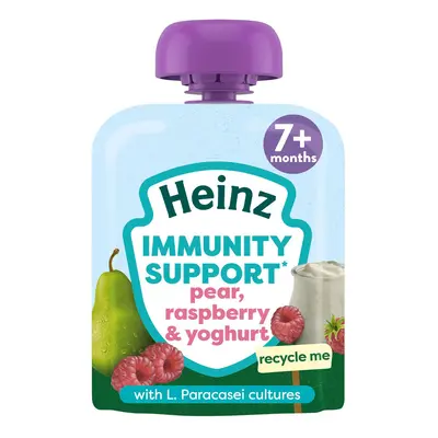 Heinz Baby Pouch Stage 2 Immune Pear Raspberry And Yogurt