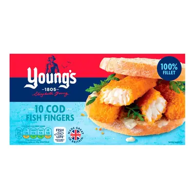 Young's 10 Cod Fish Fingers