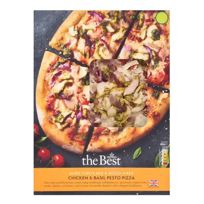 Morrisons The Best Chicken & Basil Pesto Pizza