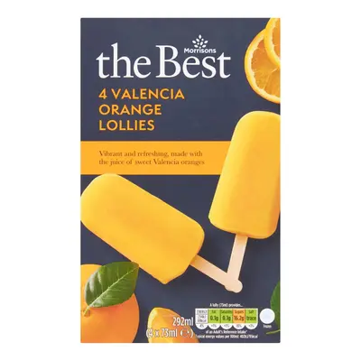 Morrisons The Best Valencia Orange Ice Lollies