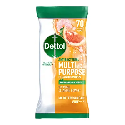 Dettol Med Vibes Multipurpose Wipes 70s