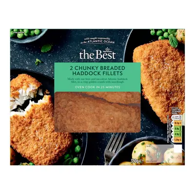 Morrisons The Best Breaded Chunky Haddock Fillets