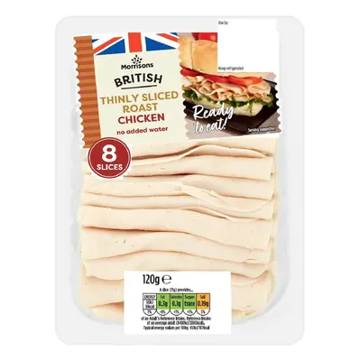 Morrisons British Thinly Sliced Roast Chicken