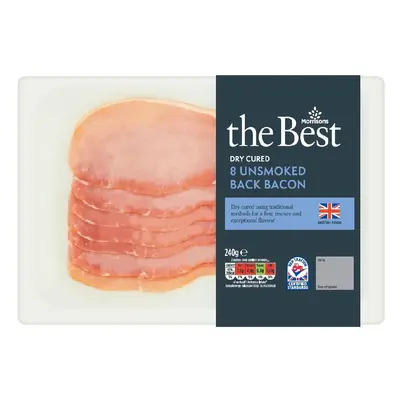 Morrisons The Best Unsmoked Back Bacon