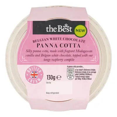 Morrisons The Best Belgian White Chocolate Panna Cotta