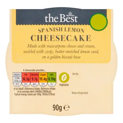 Morrisons The Best Spanish Lemon Cheesecake