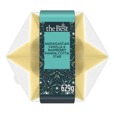 Morrisons The Best Madagascan Vanilla & Raspberry Panna Cotta Star