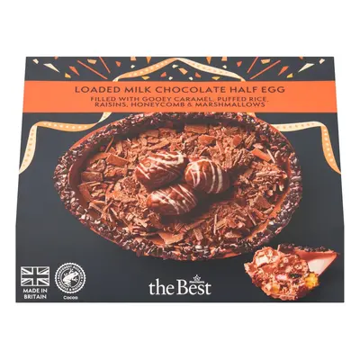 Morrisons The Best Loaded Milk Chocolate Half Topped Easter Egg 245g