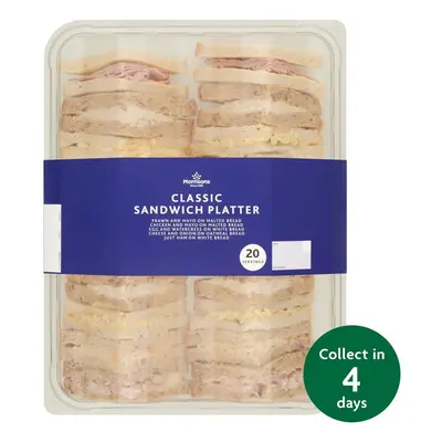 Classic Sandwich Platter (20 Pieces) - Eat On Same Day