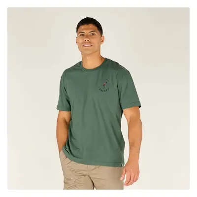 Sherpa Mens Crane T-Shirt (Dark Thyme Crane)