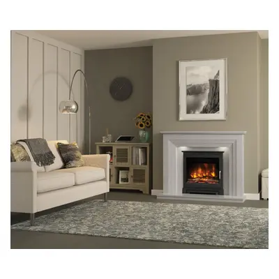 Elgin & Hall Pryzm 22-inch Inset Electric Fire with Cast Stove Front