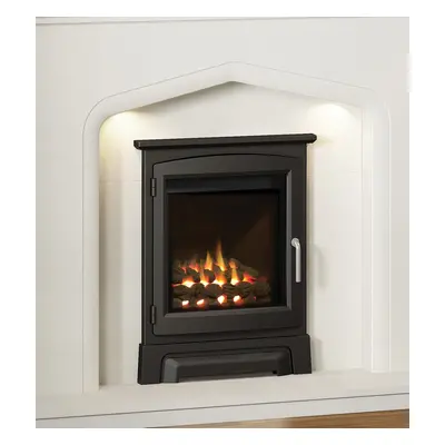 Elgin & Hall Balanced Flue Inset Gas Fire with Cast Stove Fascia