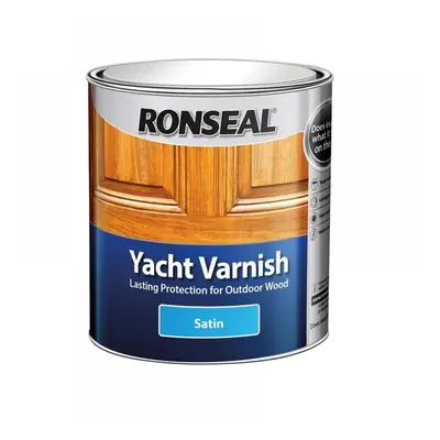 Ronseal 30244 Exterior Yacht Varnish Satin 1 Litre