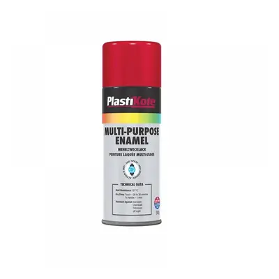 Plastikote 440.0060104.076 Multi Purpose Enamel Spray Paint Gloss Red 400Ml