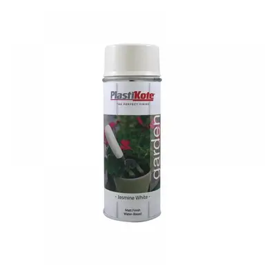 Plastikote 027203 Garden Colours Spray Paint Jasmine White 400Ml