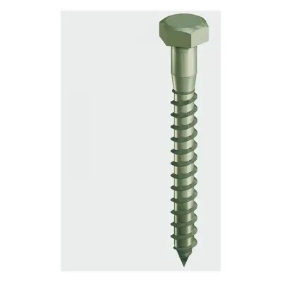 TIMco Index Coach Screw HEX 8.0 x 75 Bag qty 10