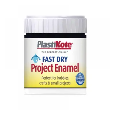 Plastikote 440002 Fast Dry Enamel Paint B2 Bottle Matt Black 59Ml