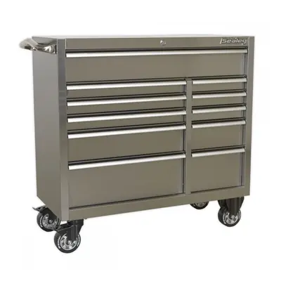 Sealey PTB105511SS Rollcab 11 Drawer 1055Mm Extra-Wide Stainless Steel Heavy-Duty