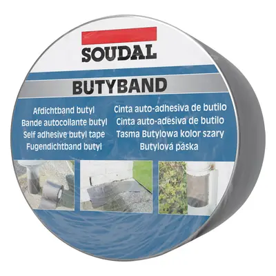 Soudal Butyband Butyl Flashing Tape Lead 10M roll 25