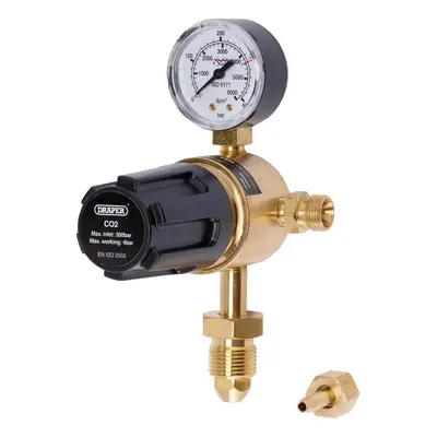 Draper 70151 Industrial Gas Bottle Regulator With Single Gauge 300 Bar each 1