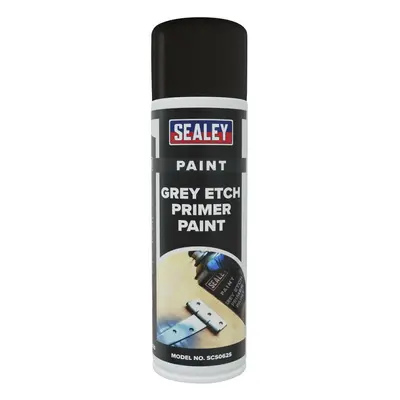 Sealey SCS062 Grey Etch Primer Paint 500Ml - Pack Of 6