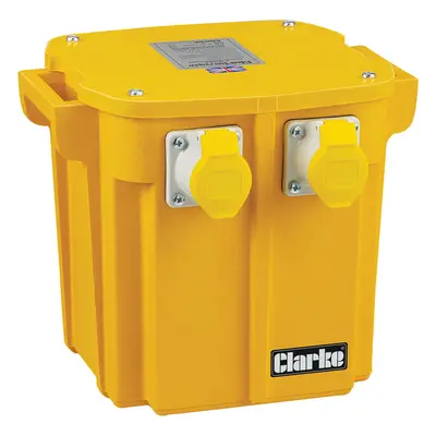 Clarke 3220910 Ctr6300/3 6.3Kva Heavy Duty Triple Outlet Transformer (2X 16A 1X 32A)