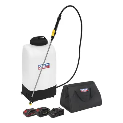 Sealey CP20VGBSKIT Cordless Garden Backpack Sprayer 20V Sv20 Series 15L – 2 Batteries