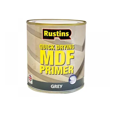 Rustins MDGP250 Quick Drying Mdf Primer Grey 250Ml