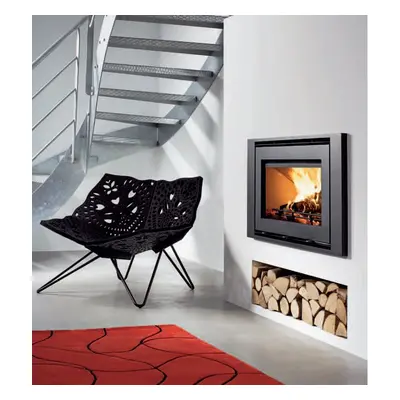 Westfire Uniq 32 Wide Frame DEFRA Approved Wood Burning Ecodesign Inset Stove