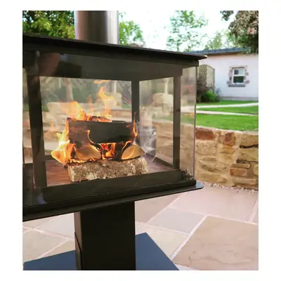 Legend Garden Cube Outdoor Wood Burning Stove